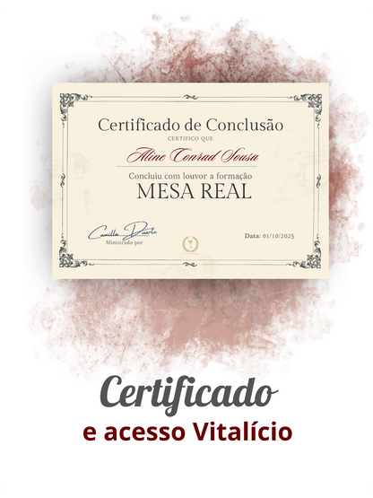 Especialização em Técnicas de Leitura da Mesa Real