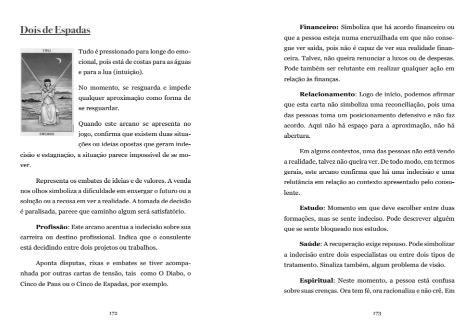 Guia Master do Tarô: Áreas da Vida