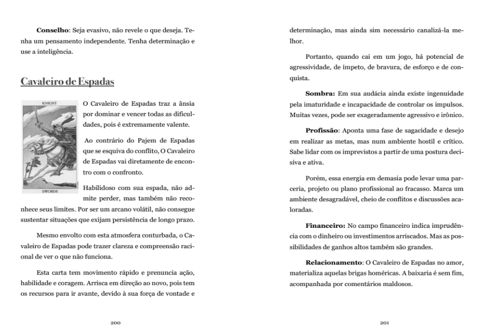 Guia Master do Tarô: Áreas da Vida