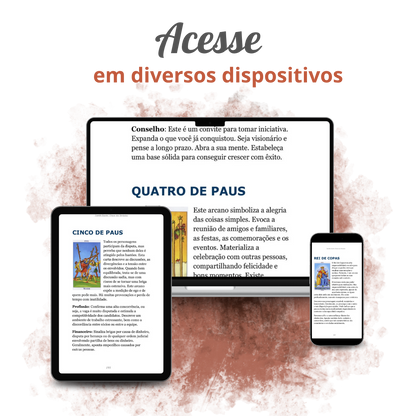 Guia Arcanos Menores (eBook Digital) Tarô Waite Smith