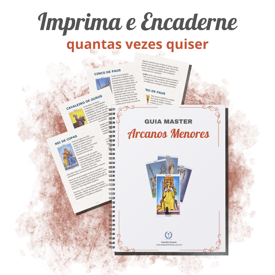 Guia Arcanos Menores (eBook Digital) Tarô Waite Smith