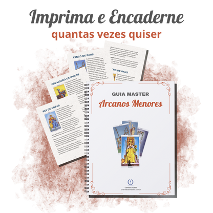 Guia Arcanos Menores (eBook Digital) Tarô Waite Smith